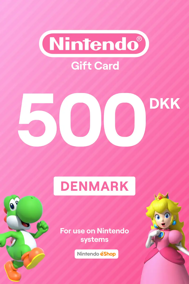 Nintendo eShop 500 DKK Gift Card (DK) - Digital Code.
