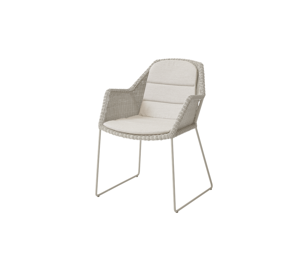 Breeze stol med meder - Weave - Black / Cane-line Focus, Dark grey
