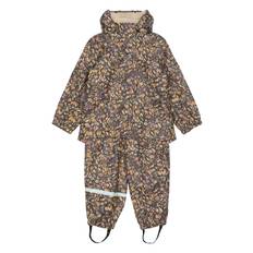 MIKK-LINE Pu Aop Rain Set Teddy Rec W. Susp10 |Brown |128