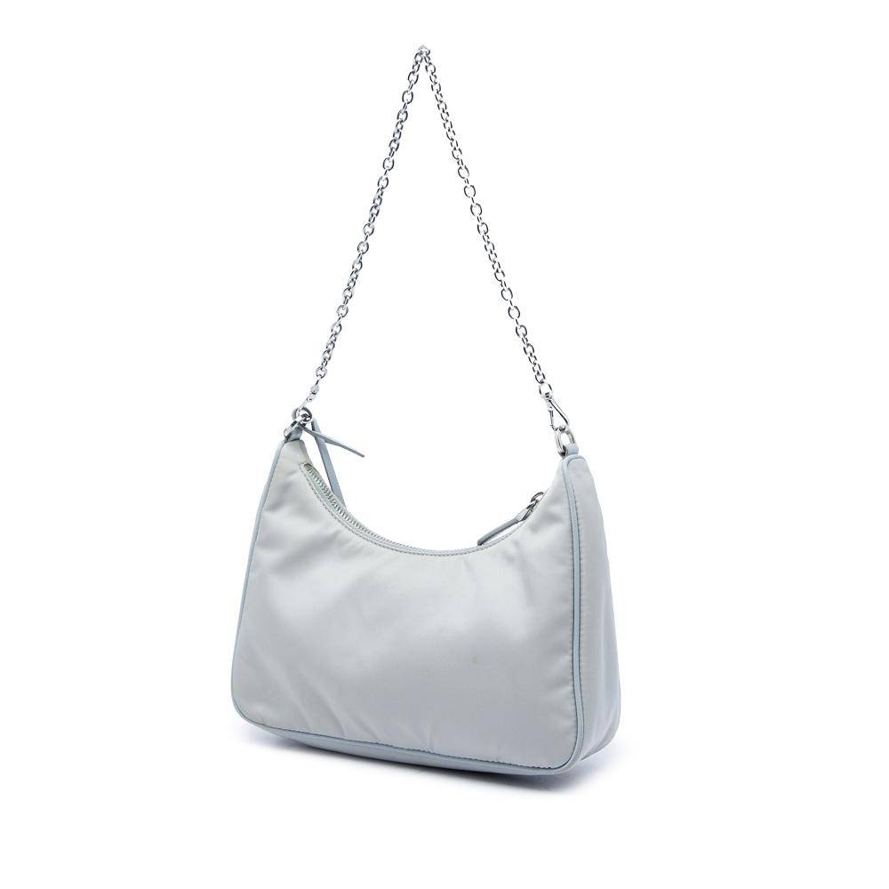 Prada Vintage Prada Shoulder Bag L 11cm x W 22cm x D 6cm - Skuldertasker Nylon hos Magasin.