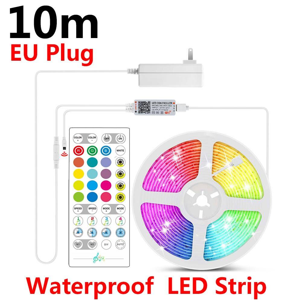 Tuya Smart LED Ljusslinga RGB Vattentät - 10m eu wifi-strip