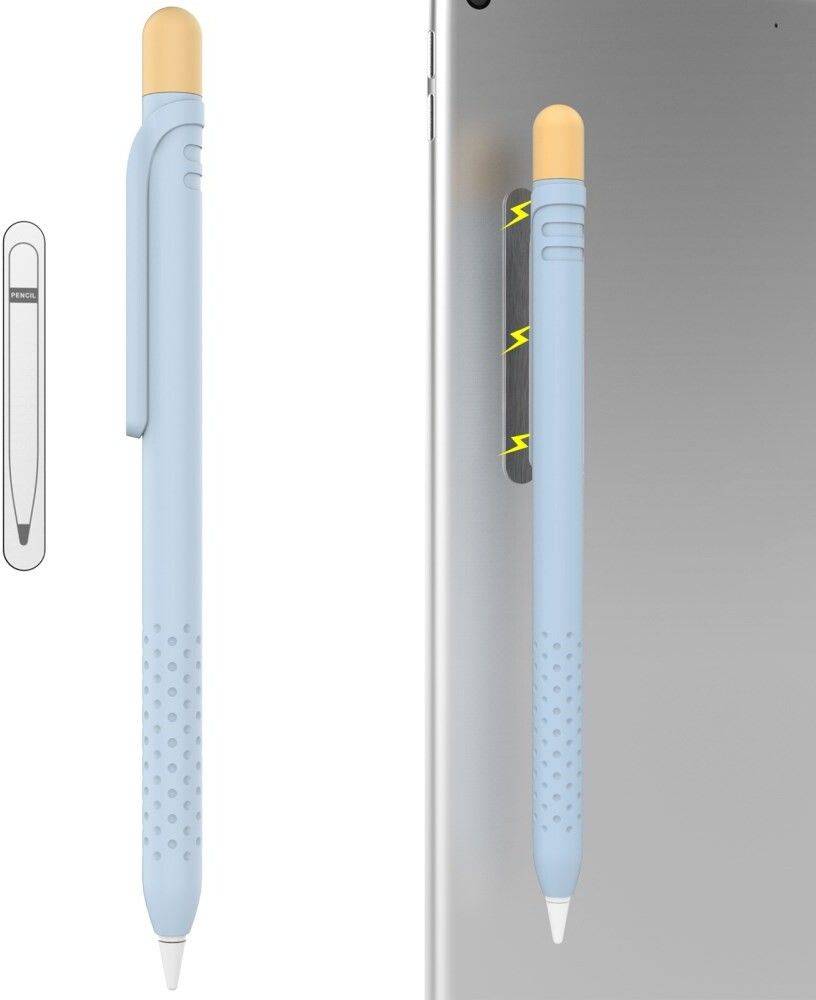 AhaStyle PT152 Silikone Sleeve (Apple Pencil 1:a gen) - Blå.