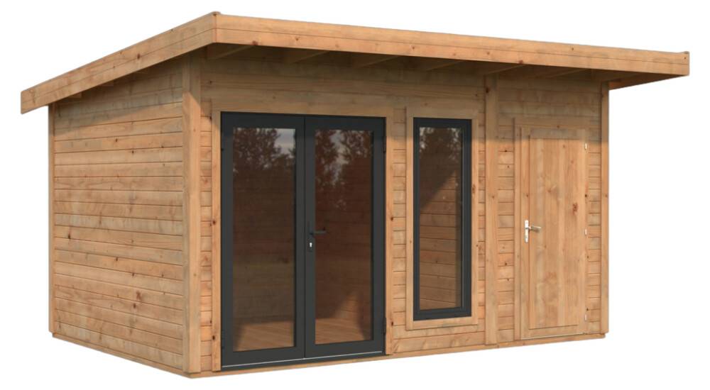 STUGA PALMAKO AURELIA BRUN IMPREGNERAD 12,4M²