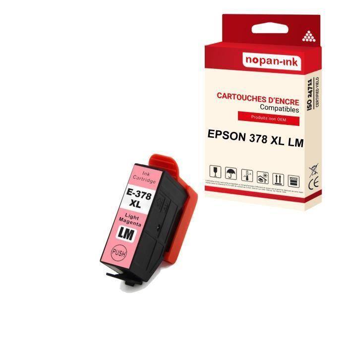 NOPAN-INK - x1 Cartouche EPSON 378XL - 378 XL LM compatible Epson Expression Photo HD XP-15000, XP-8000, XP-8005, XP-8500