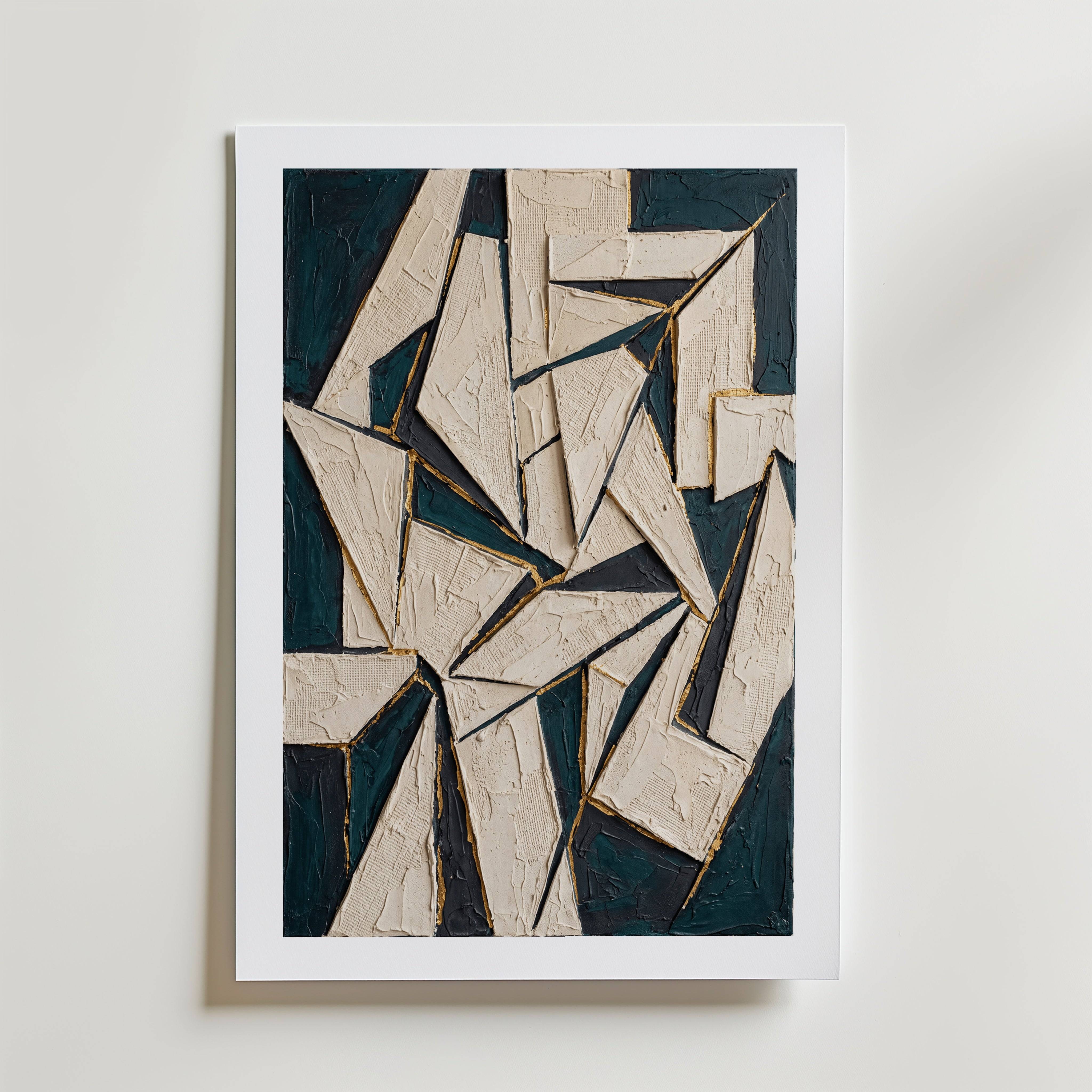Un-Ami Kirigane - Premium Canvas 70x100 cm Med passepartout