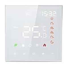 Irfora Smart termostat 3A digital programmerbar LCD-skärm pekskärm golvvärme temperaturregulator digital intelligent väggtermostat för varmvattenberedning