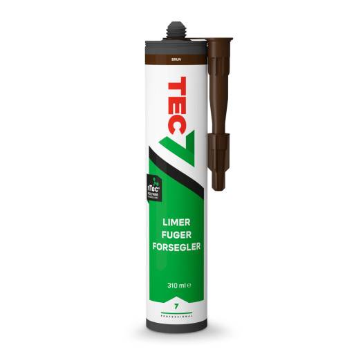 TEC7 fugemasse, 310ml, brun