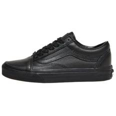 Vans Old Skool Leather Triple Black Men Sneakers VN0003Z6L3A 42.5