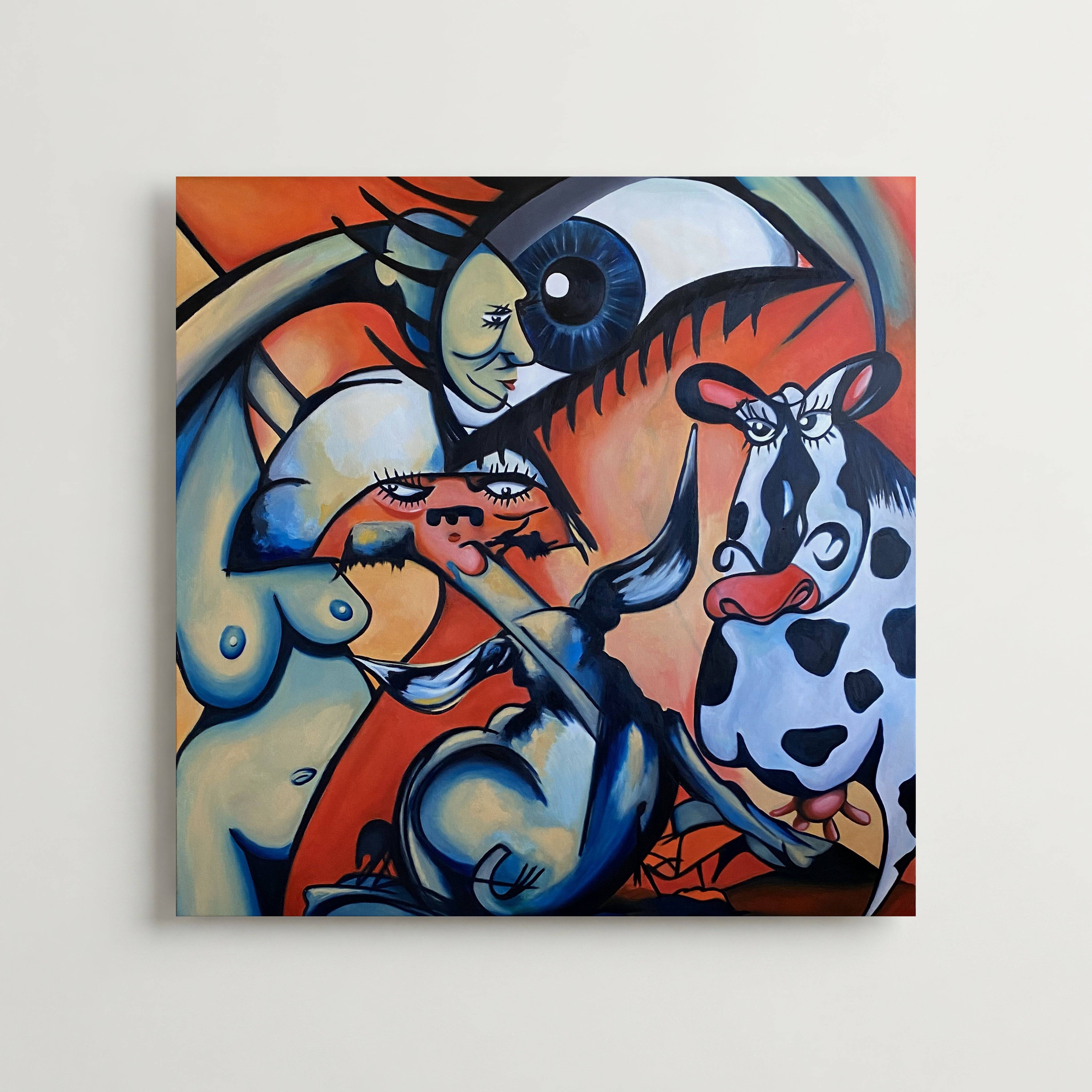 Bullseye - Tony Nilsson - Fine Art Poster 100x100 cm