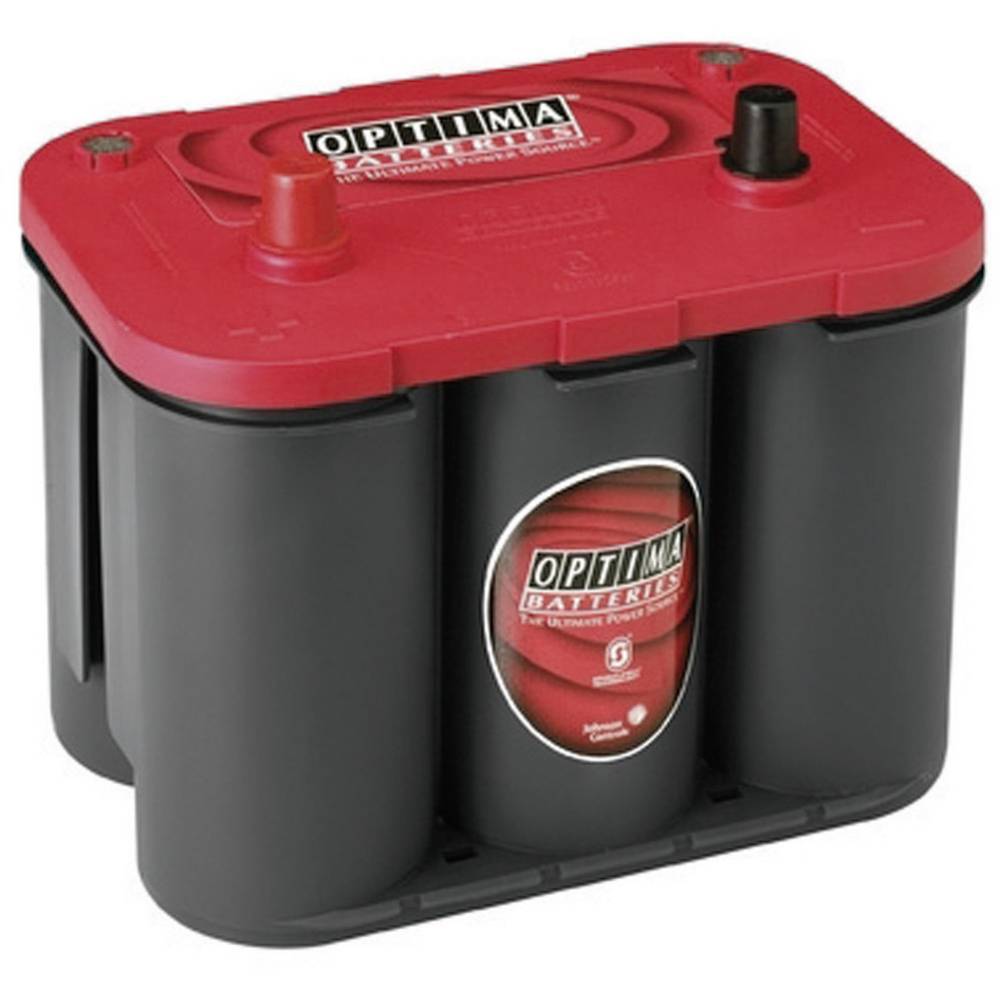 Optima Batteries RTS4.2 Blybatteri 12 V 50 Ah Bly AGM (B x H x D) 254 x 200 x 172 mm Konuspol Underhållsfri, Lindad cell konstruktion