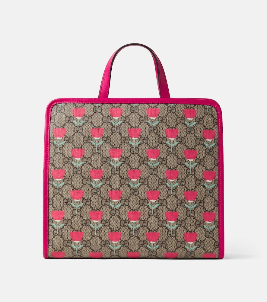 Gucci Kids GG canvas floral tote bag