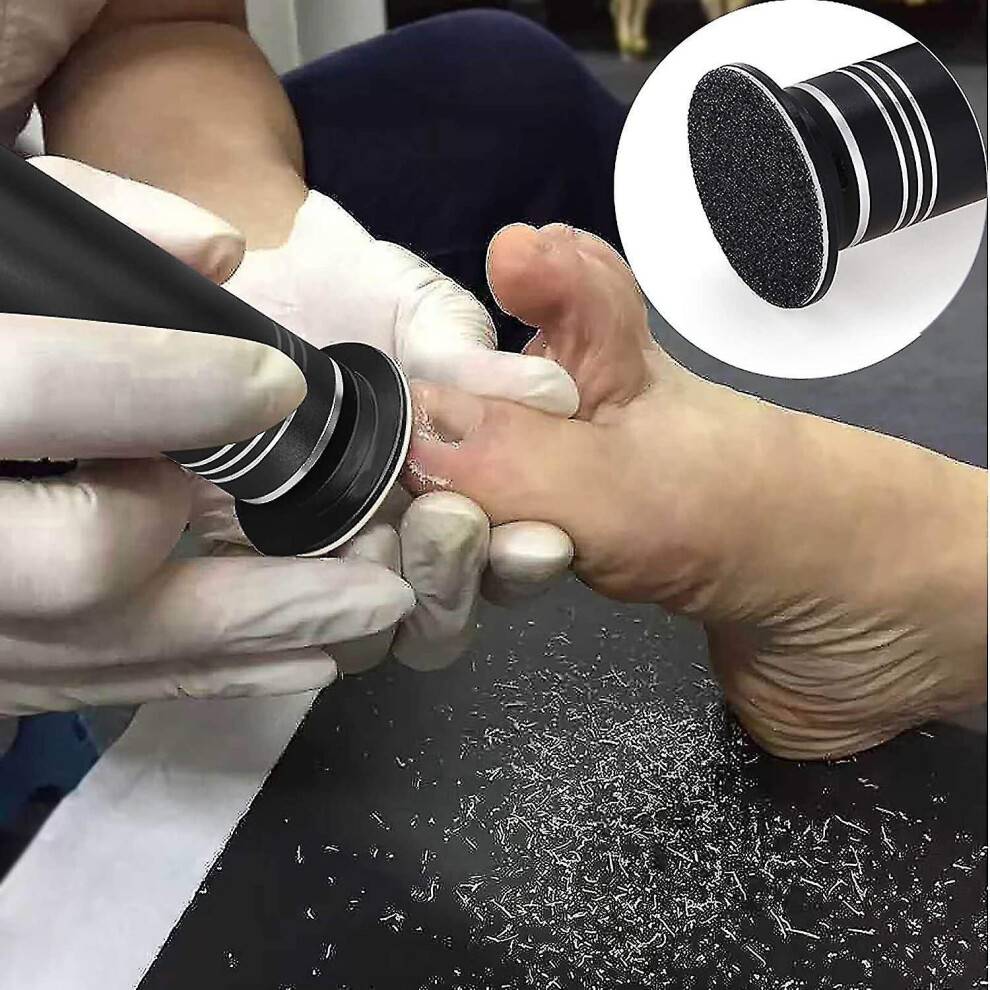 Upgraded electric callus remover (adjustable speed) with 60 pieces of replacement sandpaper discs, p