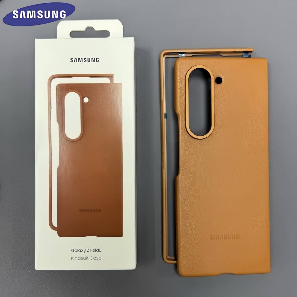 Samsung Galaxy Z Fold 6 fold6 5G High Quality Eco-Leather Phone Case Luxury Business Cover for Fold 6 Protective Shell with box
