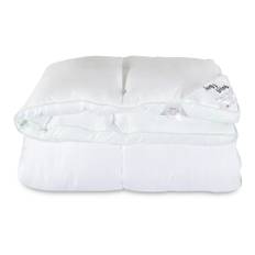 Bambus king size dobbeltdyne 240x220 cm - Helårsdyne med ekstra blød bambus og dunfiber - Borg Living