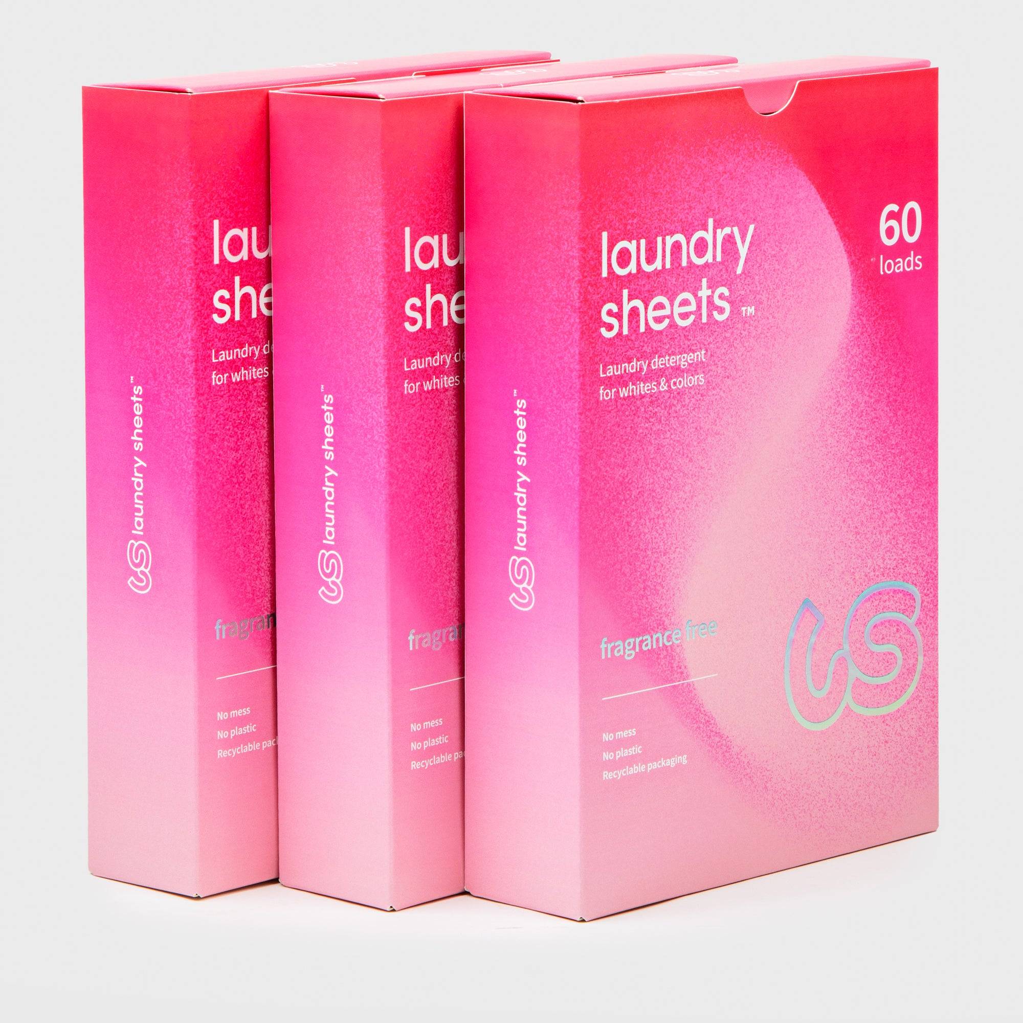 Laundry Sheets - 60 Tvättar - Doftfri / 3-pack [5% rabatt]