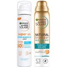 Garnier Ambre Solaire Face SPF50+ Mist and Self Tan Mist 75ml
