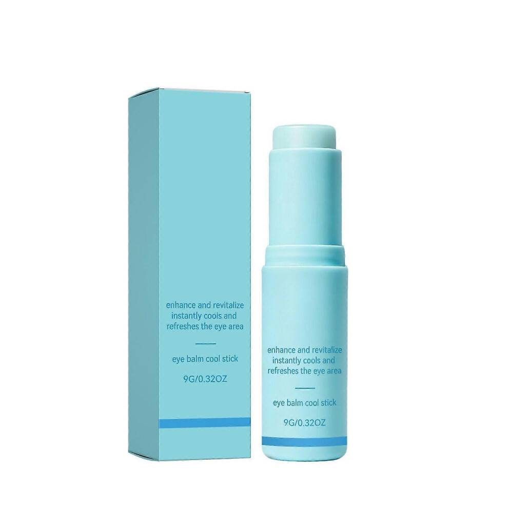 (1pcs) Cooling Eye Balm Stick, Instant Refresh for Dark Circles & Puffiness, Hydrating Under Eye Stick for Daily Use, 9g