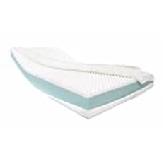 Dibapur® Visco ortopedisk Visco + kallskummadrass (hög rumsvikt). Urval x ca 16 cm kärna med ett slätt aloe vera-överdrag ca 16,2 cm – tillverkad i Tyskland (120 x 200 H2)
