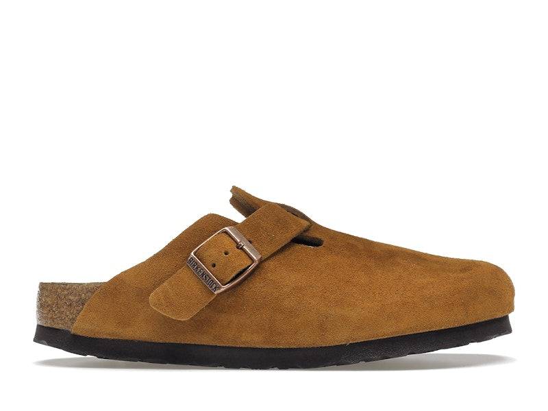 Birkenstock Boston Soft Footbed Suede Mink - 44N / Standard
