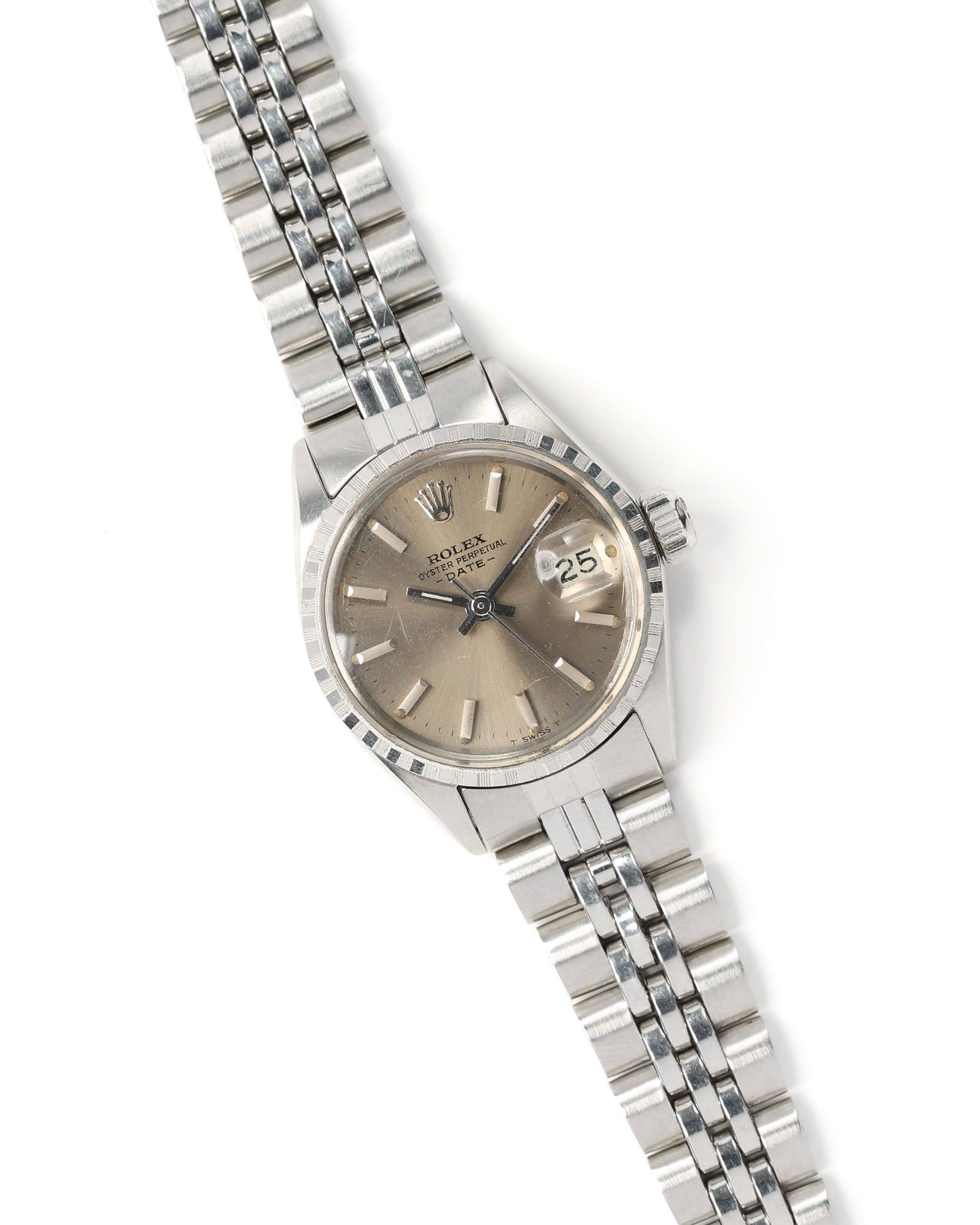 Rolex Oyster Perpetual Date 25mm Ref 6524 1969 Watch - Silver (One Size)