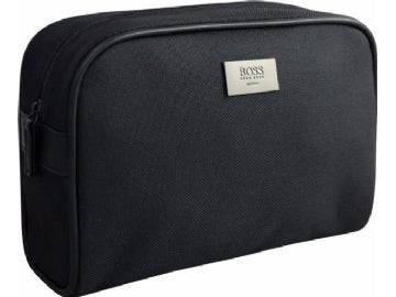 Hugo Boss, polyester, tygpåse, toalettartiklar, herr