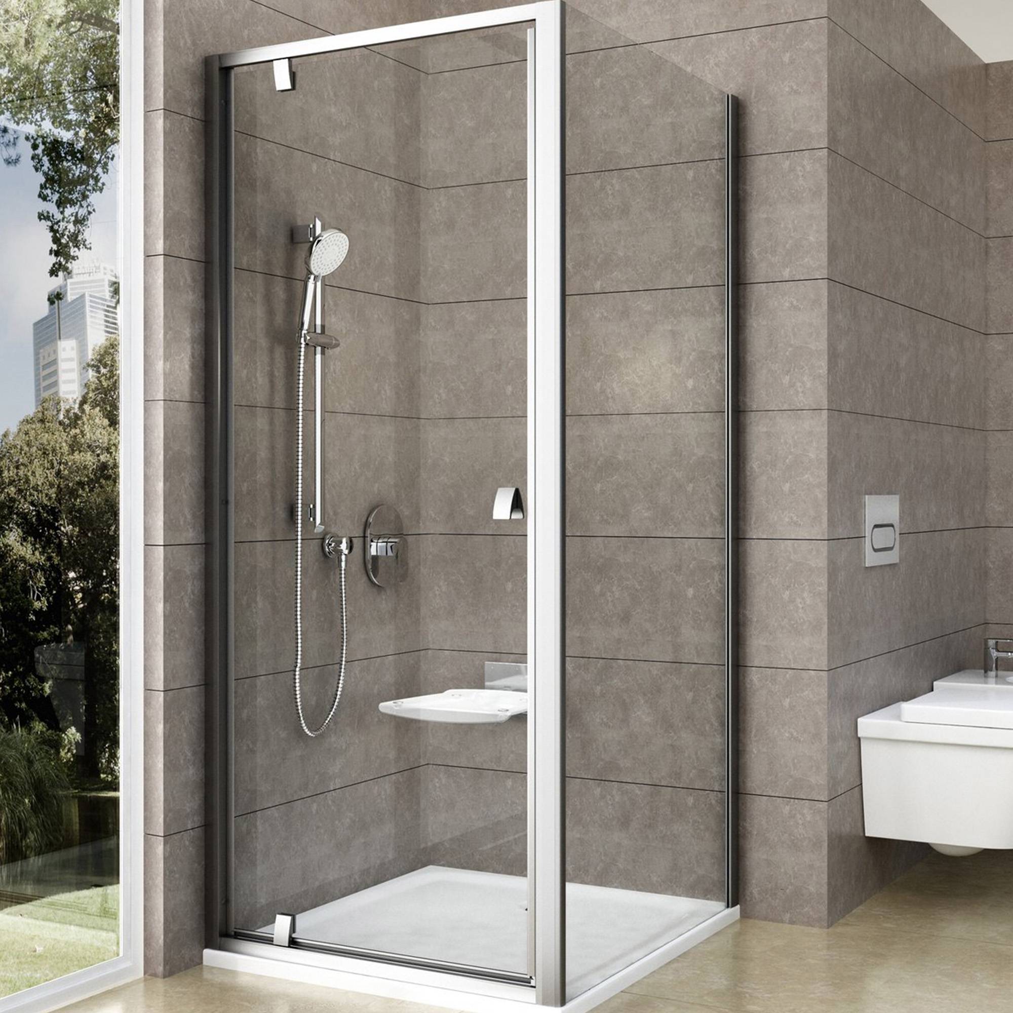 Ravak Duschhörn Pivot 90x90 cm Krom Matt