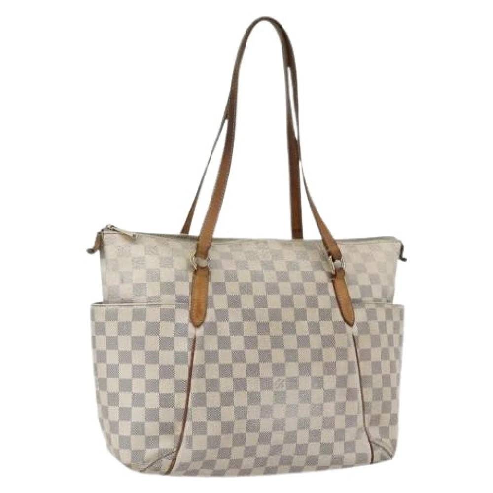 Louis Vuitton Vintage Pre-owned Vintage Tote Bag - Vintage - Dame - Hvid - ONE SIZE - Tyl