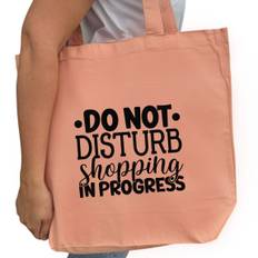 Do Not Disturb Shopping In Progress Tygpåse - Rosa