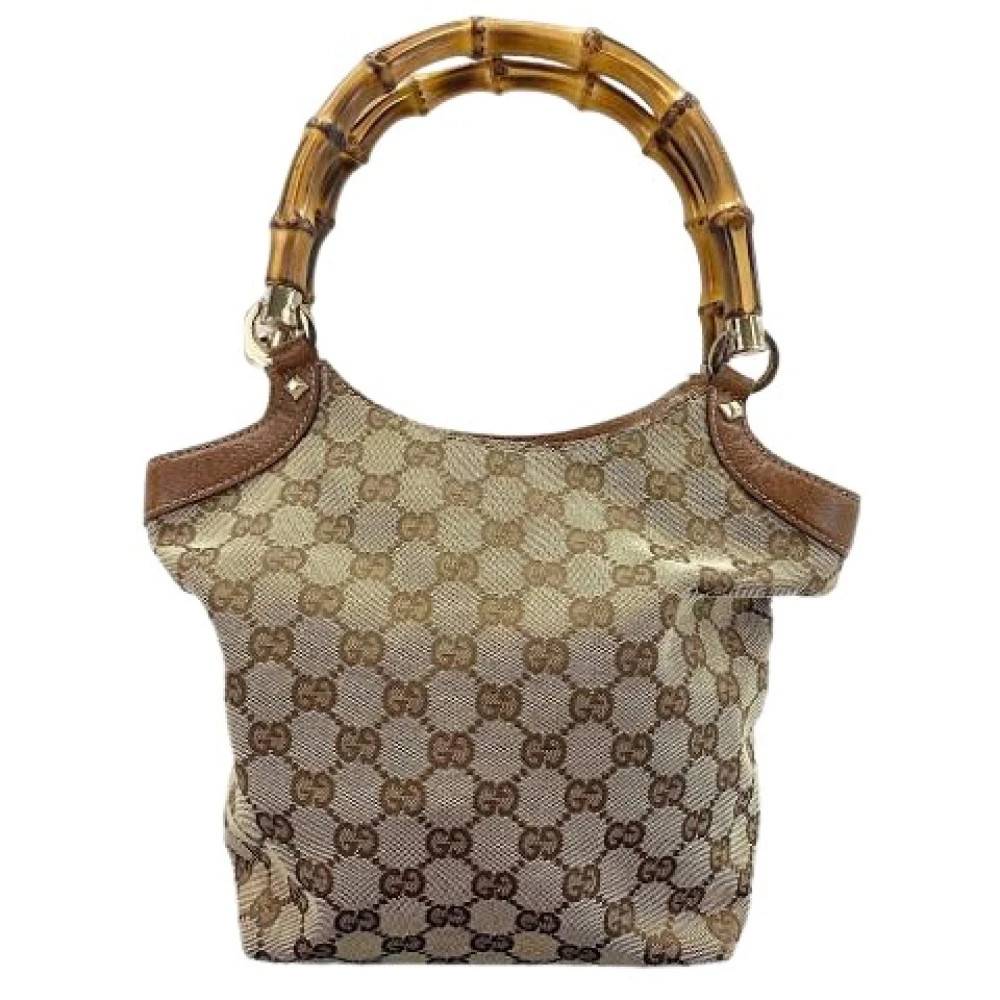 Gucci Vintage - Pre-owned Canvas Handbag Vintage - Dam - ONE Size -