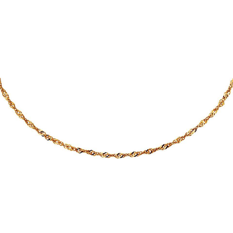 Kedja i 18K guld 42 cm