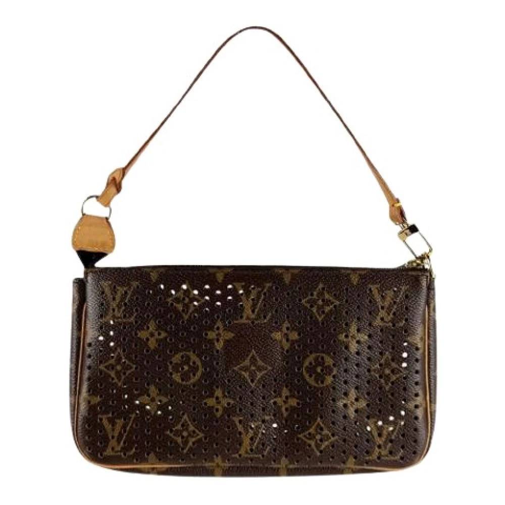Louis Vuitton Vintage Pre-owned canvas tasker - Vintage - Dame - Brun - ONE SIZE -