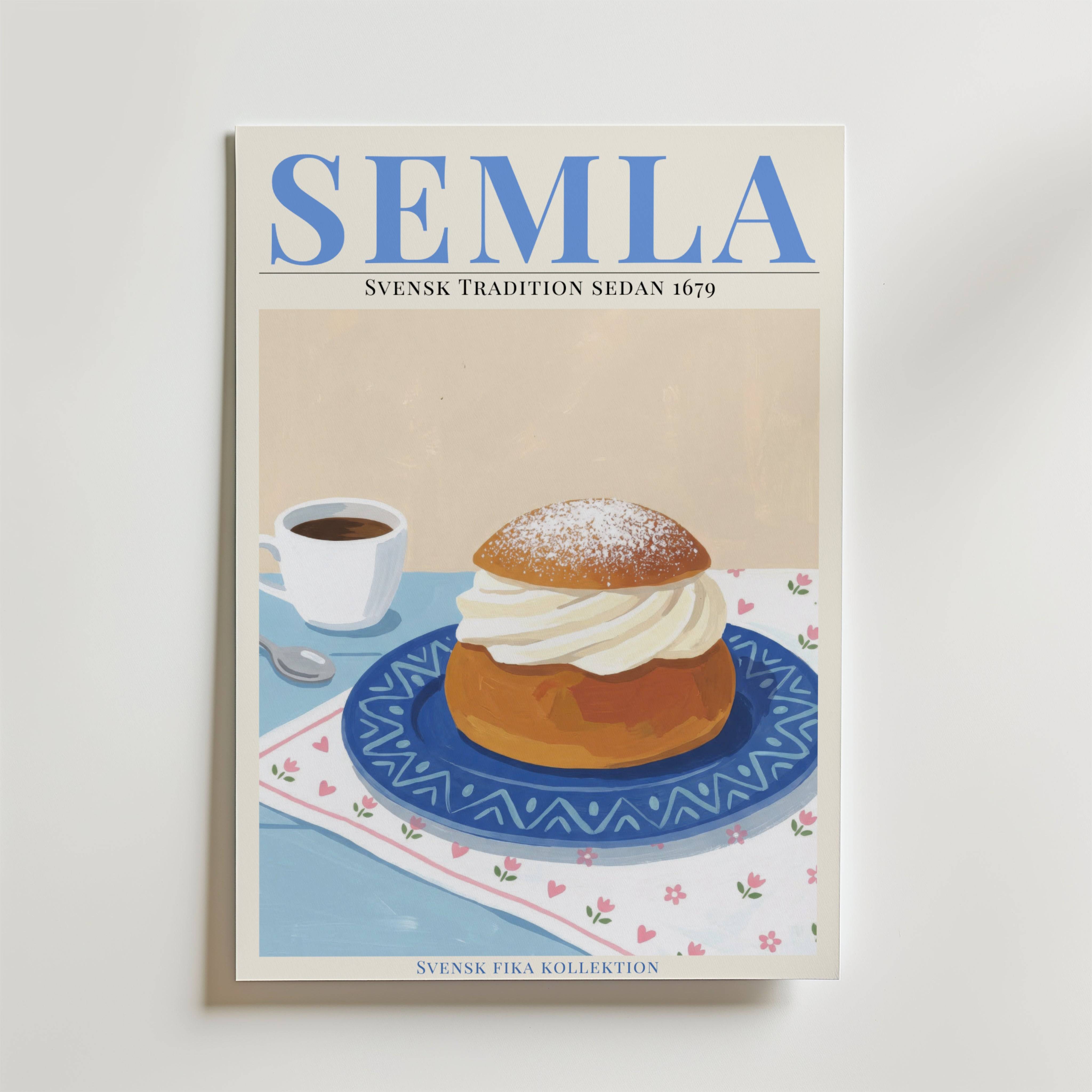 Semla Poster - Fine Art Poster 50x70 cm