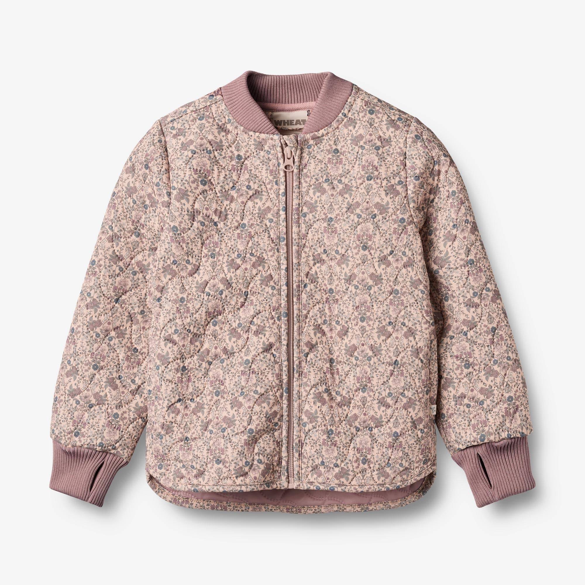 WHEAT® - Termojakke Loui - rose dust tapestry - Str 122.