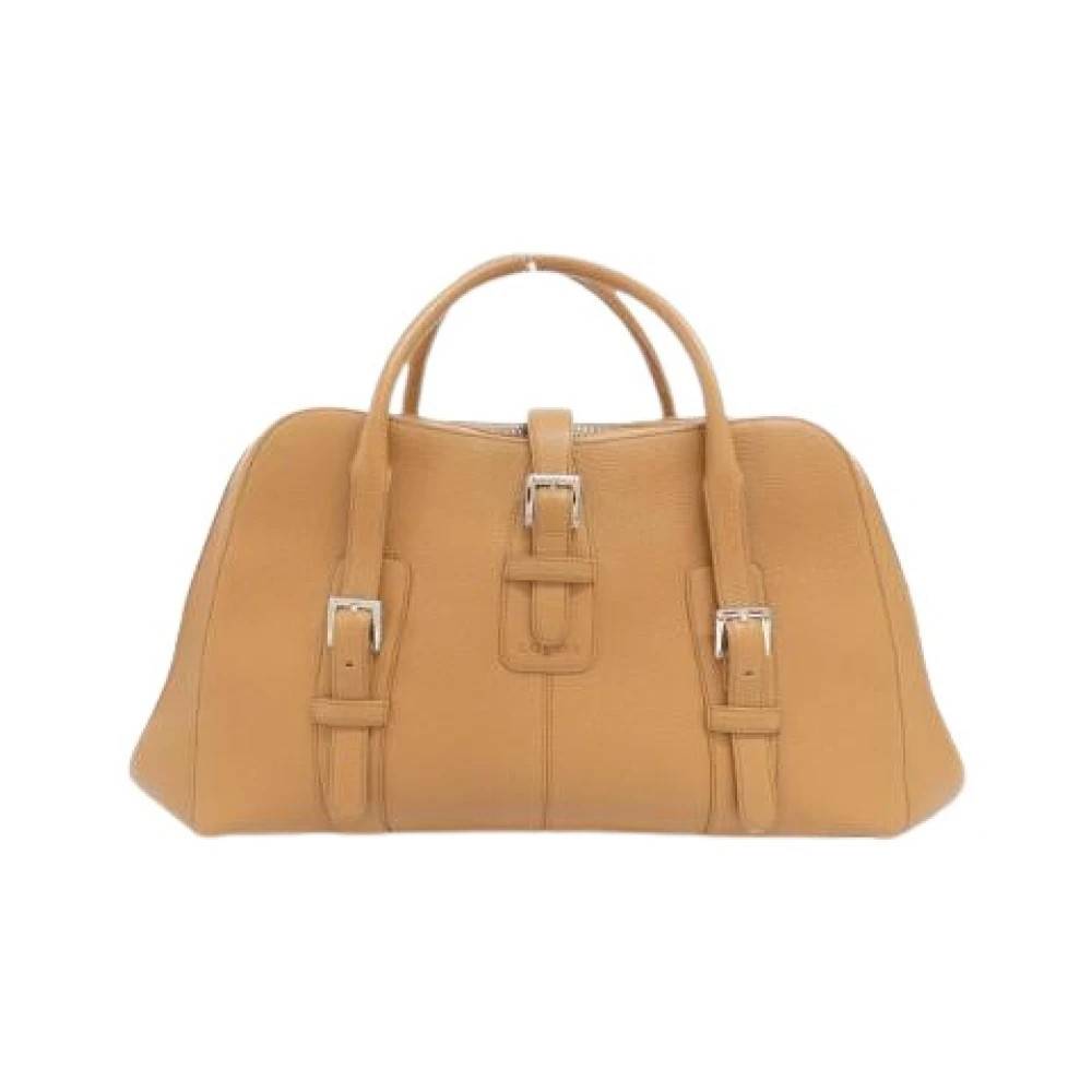 Loewe Pre-owned Pre-owned Senda Læder Skuldertaske - Vintage - Dame - Brun - ONE SIZE - Uld