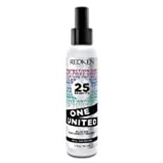 Redken | Multi-Benefit-Treatment, Feuchtigkeitsspendendes Pflege-Spray für alle Haartypen, Hitzeschutz & Anti-Haarbruch, One United, 1 x 150 ml
