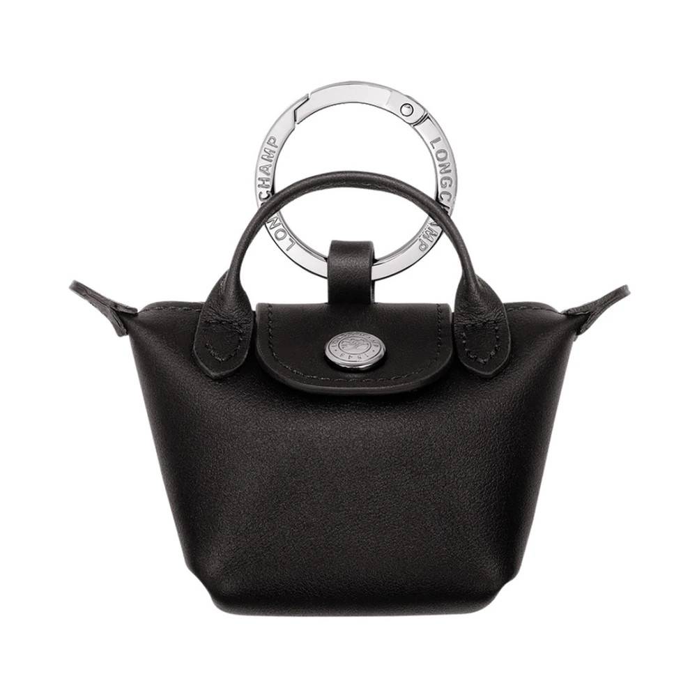 Longchamp Le Pliage Xtra Nøglering - Accessories - Dame - Sort - ONE SIZE - Læder