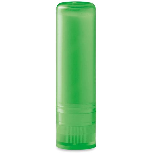 Läppbalsam med logotyp, Företagsgåvor - transparent lime