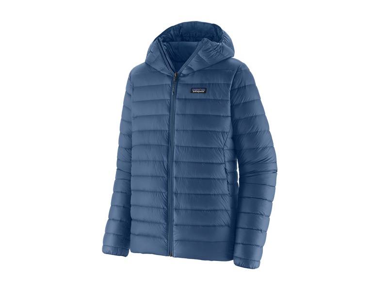 Patagonia Mens Down Sweater Hoody-Clement Blue (CLMB)-S