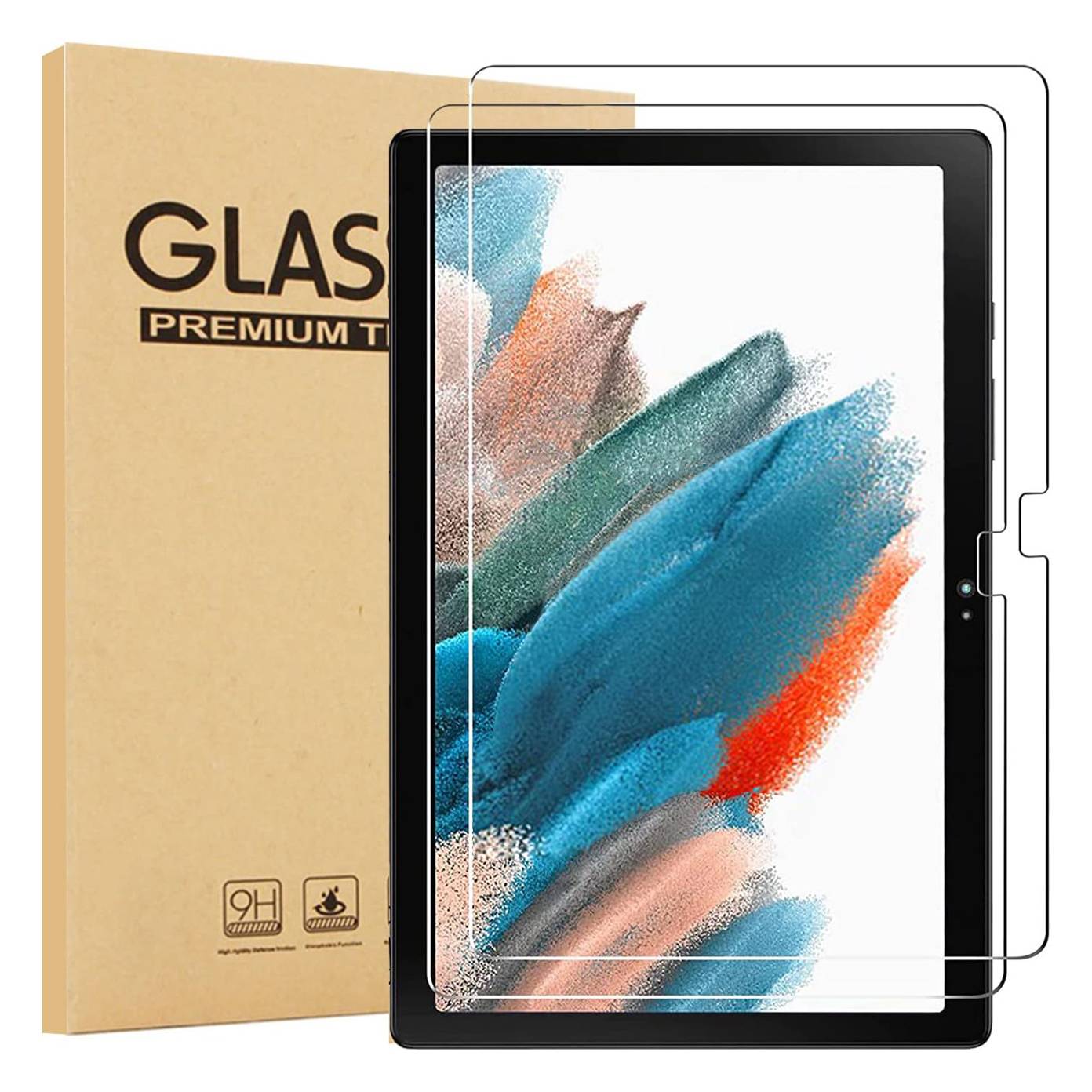 2pcs 9H Tempered Glass For Samsung Galaxy Tab A8 10.5'' 2022 SM-X200 SM-X205 Clear Anti Scratch Screen Protector Protective Film