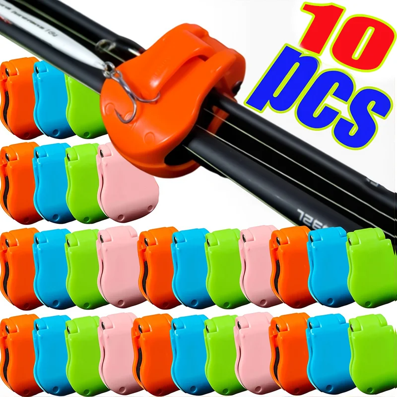 ABS Fishing Rod Holder Universal Multifunction Fixation for Lure Sea Table Rods Transport Storage Anti Slip 4.5x3x3cm 260430