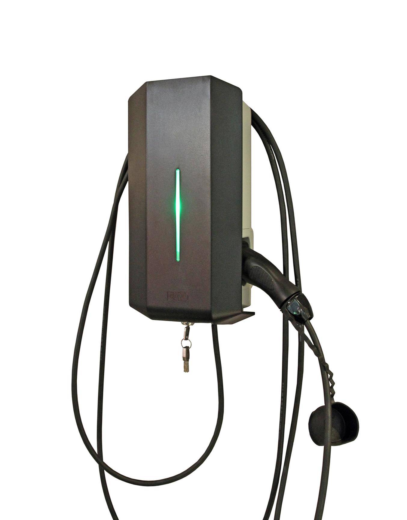 ElbilSverige Garo laddbox 3,7kW 16A 230V med fast kabel typ 2