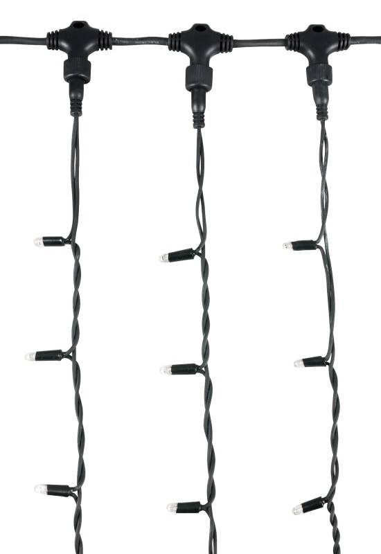 LED-gardinljus - Varmvit 3m