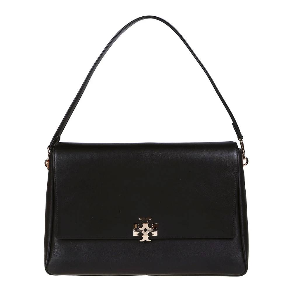 Tory Burch Large Charlie Skuldertaske - Tasker - Dame - Sort - ONE SIZE - Uld