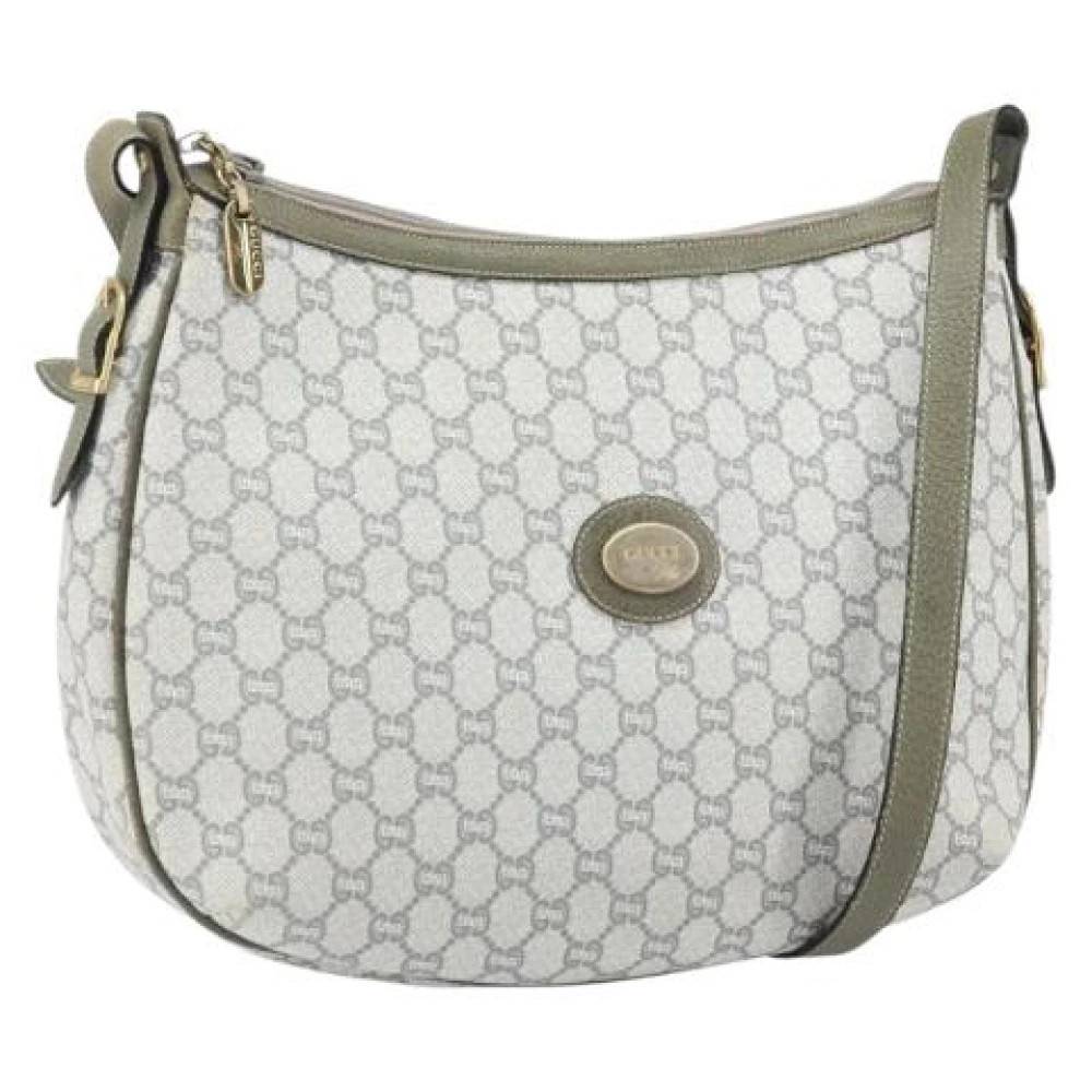 Gucci Vintage Pre-owned Shoulder Bag - Vintage - Dame - Grå - ONE SIZE - Uld