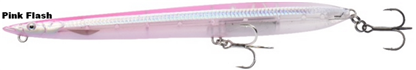 Sandeel Walking Topwater Floating 27g 18cm - PINK FLASH.