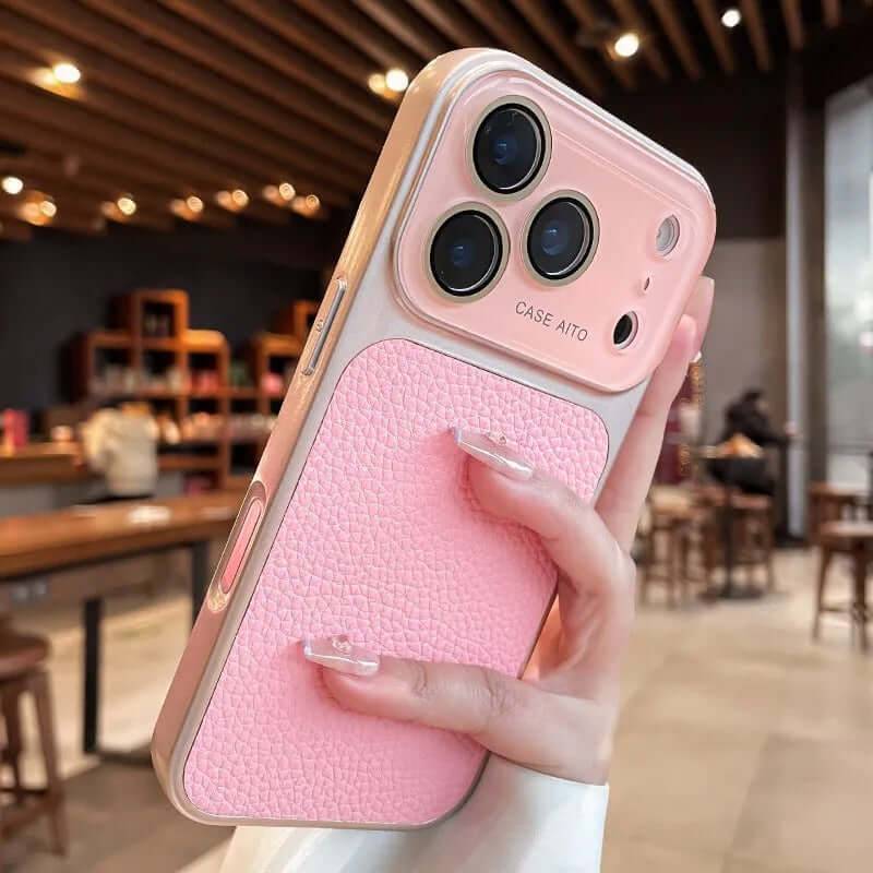 Lychee pattern Phone Case Full body Coverage - Girl Pink / IPhone16Plus