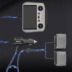 STARTRC 2-i-1 Intelligent Bil Laddare Flygbatteri Snabbladdning Fjärrkontroll Laddningsnav Butler för DJI Mini 3 / Mini