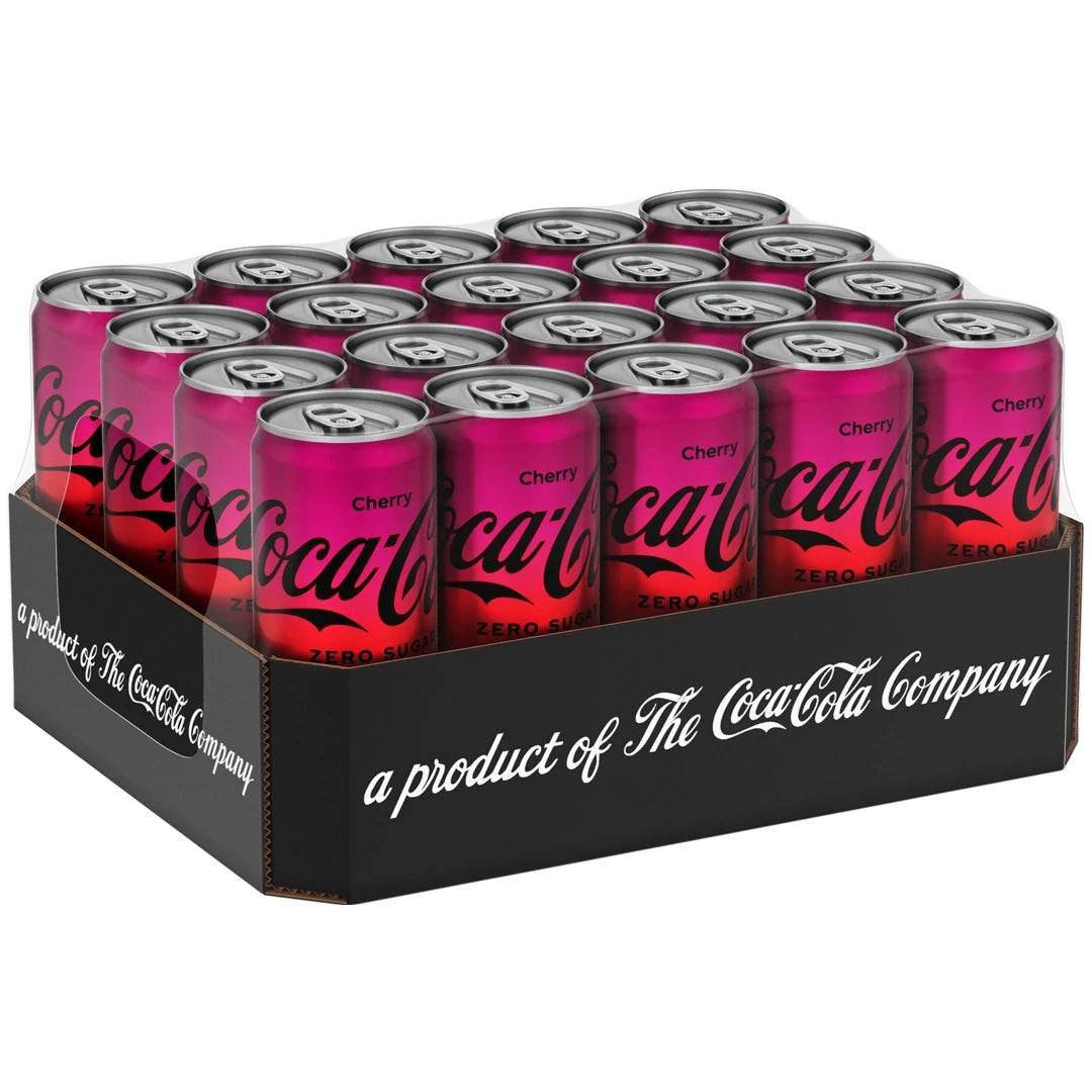 20 X Coca-cola Zero Cherry 330 Ml.