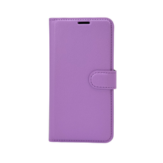 LindeCovers Oneplus Nord CE 4 5G - PU Litchi Læder Flip Cover 8 Violet PU læder: PU Litchi læder tilføjer holdbarhed og et elegant udseende til coveret. Skræddersyet pasform: Designet til OnePlus Nord CE 4 5G med præcis pasform. Opbevaring af kort: Klappen på forsiden tilbyder plads til 3 kort.