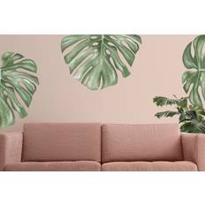 Wallsticker - Monstera blade / Salvie Grøn